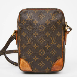 Sac bandoulière LOUIS VUITTON en toile marron