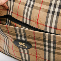 Tartan vintage BURBERRY toile monogram beige