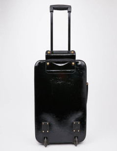 Valise YSL cuir verni noir