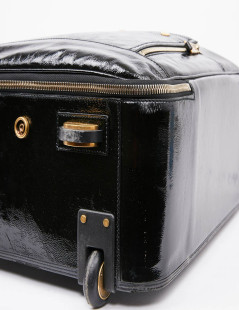 Valise YSL cuir verni noir