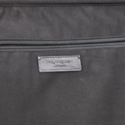 Valise YSL cuir verni noir