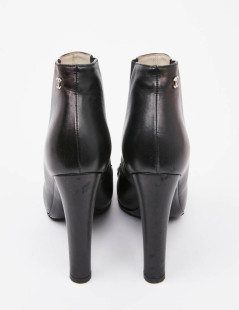 Boots noires CHANEL T39.5