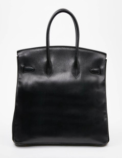 Birkin 35 HERMES noir cuir box