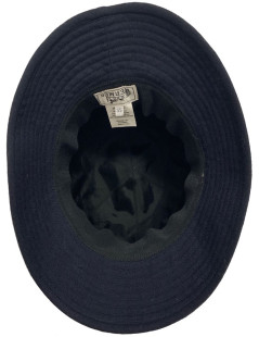 HERMES navy blue cashmere hat