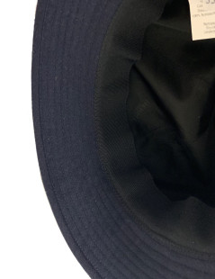 HERMES navy blue cashmere hat