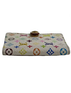 Porte cartes LOUIS VUITTON toile Murakami