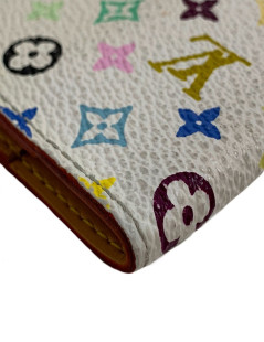 Porte cartes LOUIS VUITTON toile Murakami