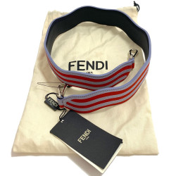 FENDI shoulder strap "Strap You" two-tone stripes