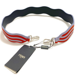 FENDI shoulder strap "Strap You" two-tone stripes