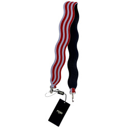 FENDI shoulder strap "Strap You" two-tone stripes