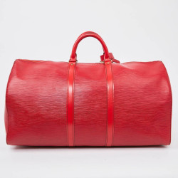 Keepall VUITTON Epi rouge