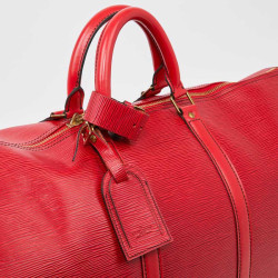 Keepall VUITTON Epi rouge