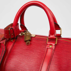 Keepall VUITTON Epi rouge