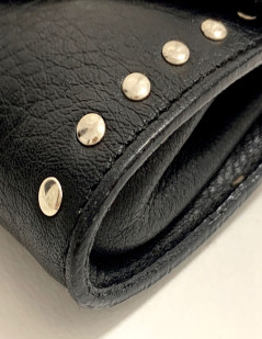 Sac de ceinture VERSACE en cuir noir