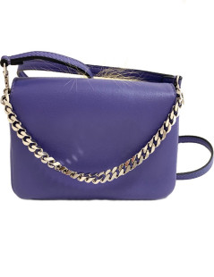 Mini sac baguette FENDI 'Monster' en cuir violet