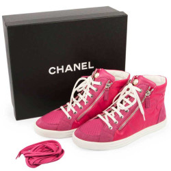 Baskets CHANEL T 38 rose