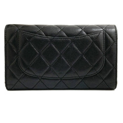 Compagnon CHANEL cuir noir