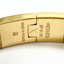 Bracelet Charnière HERMES Manufacture de Boucleries en émail