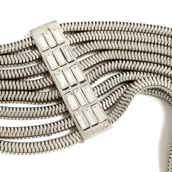 CHANEL silver belt