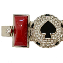 CHRISTIAN DIOR spade and heart vintage bracelet