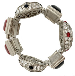 CHRISTIAN DIOR spade and heart vintage bracelet