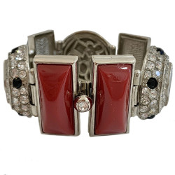 CHRISTIAN DIOR spade and heart vintage bracelet