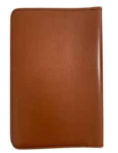 CHRISTIAN DIOR Vintage Brown Leather Directory Cover