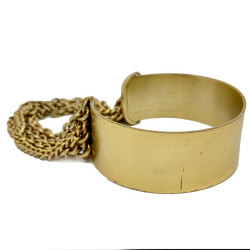 Bracelet JEAN PAUL GAULTIER doré et chaines