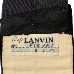 Ceinture de smokinf LANVIN noire