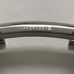 HERMES H Belt Buckle in Guilloche Silver Metal