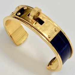 Bracelet Hermes OR ET BLEU