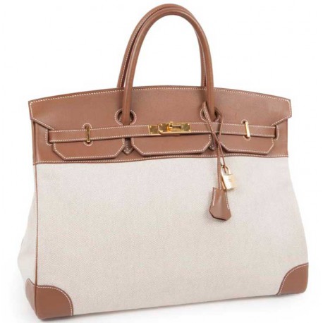 Hermes best sale canvas birkin