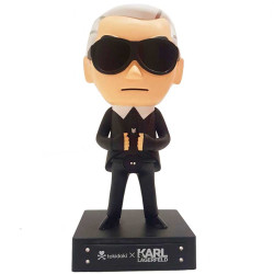 Figurine Karl Lagerfeld X Tokidoki noir mate