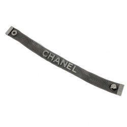 Bracelet CHANEL "C H A N E L" ruthénium