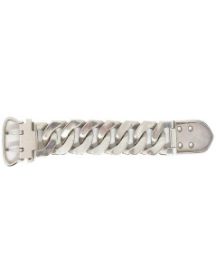 Bracelet sellier HERMES en argent