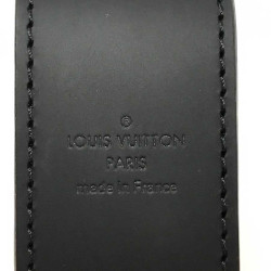 Bracelet Louis Vuitton cuir noir