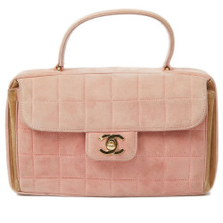 Sac Chanel daim rose