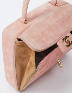 Sac Chanel daim rose