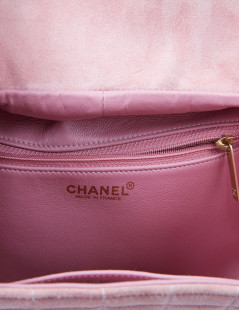 Sac Chanel daim rose