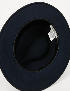 Chapeau T 60 HERMES feutrine bleu 