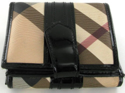 Porte-monnaie BURBERRY en toile enduite haymarket check