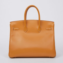 bIRKIN 35 cuir gold