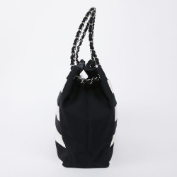 Sac bicolore chanel noir et blanc