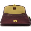 Pochette CELINE vintage en toile bordeaux