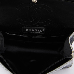 Sac CHANEL sequins argent