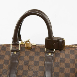 Keepall 45 LOUIS VUITTON avec bandoulière toile damier