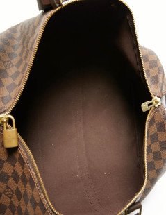 Keepall 45 LOUIS VUITTON avec bandoulière toile damier