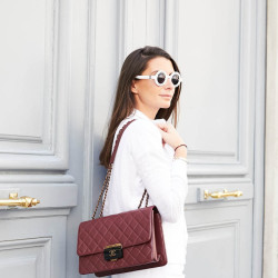 Sac CHANEL collector cuir matelassé bordeaux 