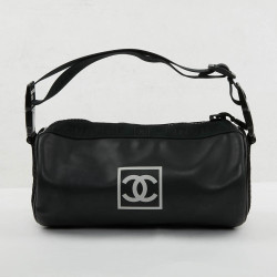 Sac Chanel toile bicolore