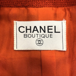 Chanel coral jacket, size 38FR